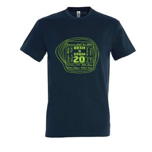 20 éves jubileumi póló - petróleum-zöld